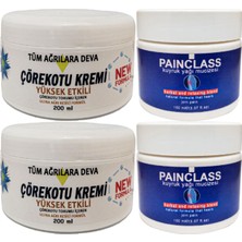 Ozka Concept Çörekotu Çörek Otu Kremi White Box 2 Adet 200 ml + 2 Adet Painclass Kuyruk Yağı Kremi 150 ml /