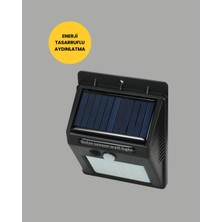 Astraltech Bahçe ve Dış Mekanlar Için Güneş Enerjili 20 LED Hareket Sensörlü Lamba Yeni Nesil