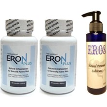 Ozka Concept Eros Lubricant 125 ml + 2ADET Eron Plus 60LI Erkeklere Özel