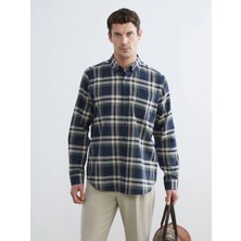 Lc Waikiki Yeni Sezon Regular Fit Uzun Kollu Ekose Erkek Gömlek