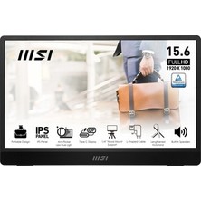 Esranın Dünyası Msı 15.6" Pro MP161 E2 1920X1080 (Fhd) 16:9 Flat IPS 60HZ 4ms Adaptıve-Sync Portatıf