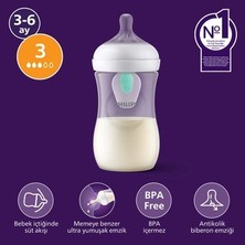 Esranın Dünyası 260 ml Anti-Kolik Biberon - Renkli Silikon Malzeme ile Konfor