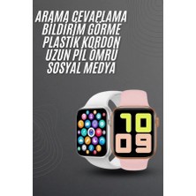 Valor Yeni Model Akıllı Saat Dokunmatik Ekran Unisex Amoled Ekran 44 mm