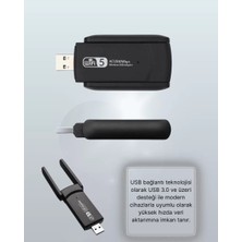 Nurton USB Wifi Adaptör – 1200 Mbps Hız