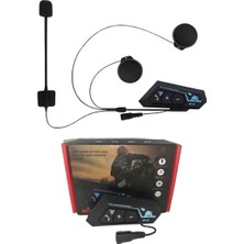 Nurton Yeni Nesil Dinleme ve Konuşma Özellikli Intercom Kask Kulaklığı 5.0 Bluetooth