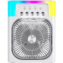 Nurton Mini Klima Fan Su Hazneli USB Şarjlı Sessiz Masaüstü Soğutucu