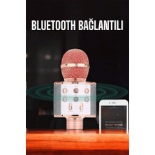 Nurton Kablosuz Bluetooth Karaoke Mikrofon USB ve Aux Girişli Yüksek Ses Kalitesi