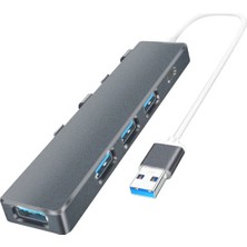 Nurton Ally ADS-301A USB 3.0 4 USB Port Adaptör Hub Çoklayıcı 1 Type C-(5775)