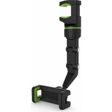 Nurton Araç Içi Dikiz Aynası Telefon Tutucu 360° Dönebilen Katlanabilir