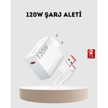 Nurton 120W Usb-C Şarj Adaptörü Süper Hızlı Şarj Güç Kaynağı Seti