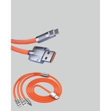 Nurton Çoklu Cihaz Dostu 120 W Hızlı Şarj Kablosu – Tek Kablo ile Her Cihaz Elinizin Altında