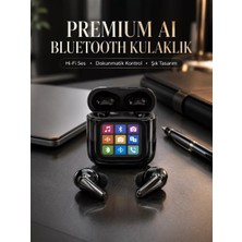 Nurton Aı Destekli Dokunmatik Ekranlı Kablosuz Bluetooth Kulaklık