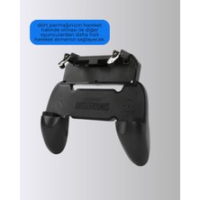 Nurton Joystick ve Parmak Tetikleyicili Mobil Oyun Gamepad Tutucu