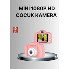 Nurton 8 Megapiksel Mini Çocuk Kamerası Hd Ekranlı Darbeye Dayanıklı ve Şarjlı