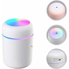 Nurton Humidifier LED Işıklı Mini Ortam Oda Kokusu Aromaterapi Buhardanlık