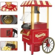 Nurton Nostaljik Tasarımlı Yağsız Mısır Patlatma Makinesi
