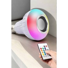 Nurton Lamba LED Hoparlör Dayanıklı ve Uzun Ömürlü Bluetooth Hoparlör