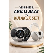Valor Yeni Nesil Sesli Görüşme Akıllı Saat ve Powerbank Çoklu Şarj Girişli Bluetooth Kulaklık Nabız Ölçer