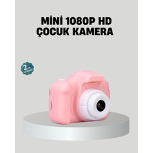 Nurton Mini Dijital Çocuk Kamerası 8mp Hd Ekranlı 1080P Video ve Şarjlı