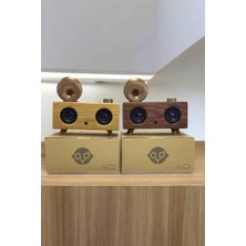 Nurton Çalar Radyo Müzik Kutusu Nostaljik Hoparlör Speaker