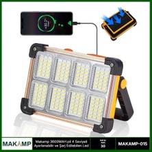 Valor 3600MAH Pil 4 Kademeli Solarlı LED