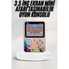 Nurton 3 Inç Ekran 500 Oyunlu Game Box Mini Taşınabilir Oyun Konsolu