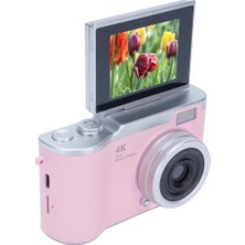 Nurton Profesyonel Çekim Için 48 Mp Kamera 18X Zoom Flip Ekran Dijital Kamera