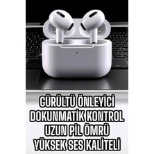 Nurton 3.nesil Tws Bluetooth Kulaklık Mikrofonlu Anc Özelliği Dokunmatik Kontrol