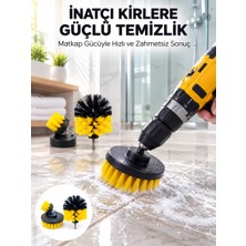 Nurton Yüksek Devirde Etkili Temizlik Sağlayan Matkap Ucu Fırça Seti