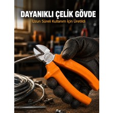 Nurton Ergonomik Saplı Hassas Kesim Sunan Dövme Çelik Yan Keski