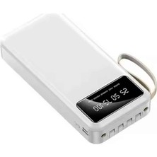 Nurton Hızlı Şarj Özellikli 20.000 Mah Dijital Göstergeli USB Girişli Android ve Ios Uyumlu Powerbank