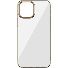 Nurton Baseus Glitter Iphone 12/12 Pro Şeffaf Lüx Silikon Kılıf Soft Tpu KILIF-(5775)