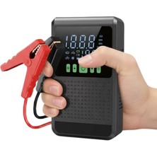 Nurton Şarjlı Araç Akü Takviyeli Hava Pompası Powerbank Özellikli Yeni Nesil