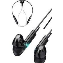 Nurton Kablolu Kulak Içi Bluetooth Kulaklık 60 Saat Anc Özellikli Boyun Bantlı