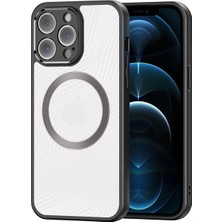 Nurton Dux Ducis iPhone 12 Pro Max Aimo Series Mag Safe Premium Buzlu Sert Pc-Tpu KILIF-(5775)