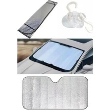 Nurton Araç Ön Cam Güneşlik Uv ve Isı Koruma Katlanabilir Toyota Corolla Skoda Superb Dacia Duster Ford Focus