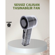 Nurton 100 Kademeli Ayarlanabilir Mini Fan | Dijital Ekranlı Serinletici