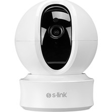 Nurton S-Lınk SL-IND04 Ev/bebek Güvenlik Kamerası Wifi 2mpix 3.6mm Lens 10M. Gece Görüşü Hareket Algılama Iki Yönlü Ses Micro Sd Kartlı Tuya YAZILIM(1923)