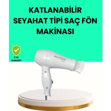 Valor Katlanabilir Seyahat Tipi Saç Kurutma Makinesi Çift Kademeli Ayar