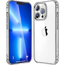 Nurton iPhone 13 Pro 6.1inç Anti-Drop Shockproof Darbe Emici Silikon KILIF-(5775)