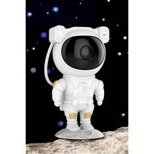Nurton Astronot Bluetooth Hoparlör Gökyüzü Projektör Gece Lambası
