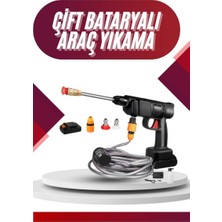 Nurton Oto Araba Yıkama Şarjlı ve Yüksek Basınçlı Oto Yıkama ve Sulama Tabancası