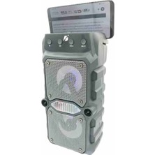 Nurton Çift Çıkışlı Güçlü Bataryalı Kablosuz Yüksek Ses Kaliteli Bluetooth Hoparlör