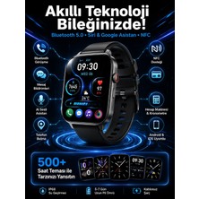 Valor Akıllı Saat Tema Değiştirme Uyku ve Sağlık Takibi Sesli Asistan Bildirim Görme Yeni Nesil