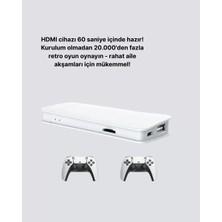 Nurton HDMI ve Kablosuz Kontrolcülü 20.000 Oyunlu Retro Oyun Konsolu