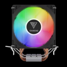 Nurton Gamdıas Boreas E1-210 Lite 92MM Cpu  Kule Tipi Hava Soğutma Doğrudan Temas Teknolojisine Sahip 2 Adet Gelişmiş Bakır Isı Borusu (Amd Am5 ve Intel Tüm Işlemciler ile UYUMLU)(1923)