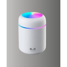 Nurton Abs Gövdeli 300ML USB Nemlendirici – Beyaz Gri Pembe Renk