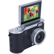 Nurton 4K Video Çekim Özellikli Dijital Kamera 48 Mp 8x Zoom ve 180 Derece Döner Ekranlı