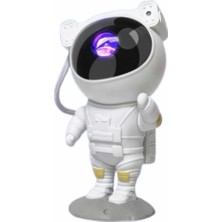 Nurton Gece Lambası Astronot Bluetooth Hoparlörlü Galaksi Işık Projektörü