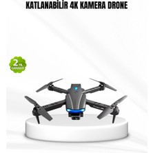 Valor Wi-Fi Bağlantılı 4K Drone Katlanabilir ve 360° Takla Özellikli